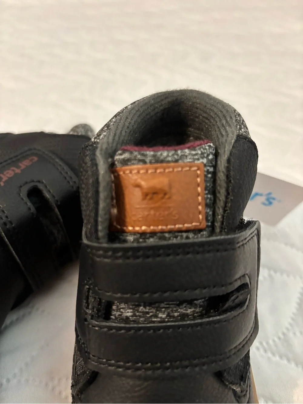 Carter's Black and Tan Rugged Toddler Boot